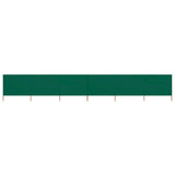 NNEVL 6-panel Wind Screen Fabric 800x160 cm Green