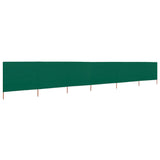 NNEVL 6-panel Wind Screen Fabric 800x160 cm Green