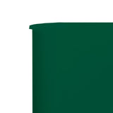 NNEVL 6-panel Wind Screen Fabric 800x160 cm Green