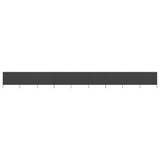 NNEVL 9-panel Wind Screen Fabric 1200x80 cm Anthracite