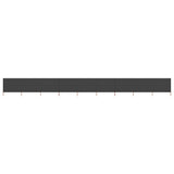 NNEVL 9-panel Wind Screen Fabric 1200x120 cm Anthracite