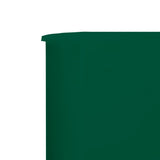 NNEVL 9-panel Wind Screen Fabric 1200x160 cm Green