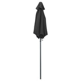 NNEVL Parasol Anthracite 200x211 cm Aluminium