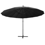 NNEVL Hanging Parasol Anthracite 3 m Aluminium Pole