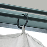 NNEVL Gazebo with Curtain 300x300 cm Cream Aluminium