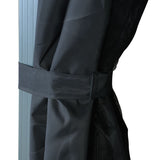 NNEVL Gazebo with Curtain 300x300 cm Anthracite Aluminium