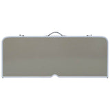 NNEVL Folding Camping Table with 4 Seats Steel Aluminium