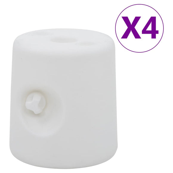 NNEVL Gazebo Weights 4 pcs PE White