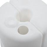 NNEVL Gazebo Weights 4 pcs PE White
