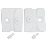 NNEVL Gazebo Weights 4 pcs PE White
