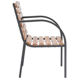 NNEVL Garden Chairs 2 pcs Wood