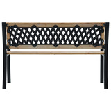 NNEVL Garden Bench 120 cm Wood