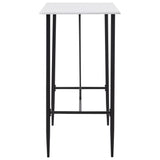 NNEVL Bar Table White 120x60x110 cm MDF
