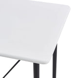 NNEVL Bar Table White 120x60x110 cm MDF