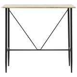 NNEVL Bar Table Oak 120x60x110 cm MDF