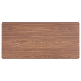 NNEVL Dining Table Brown 120x60x75 cm