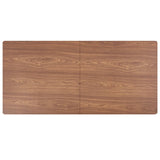 NNEVL Dining Table Brown 140x70x75 cm MDF