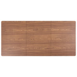 NNEVL Dining Table Brown 180x90x75 cm MDF