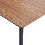 NNEVL Dining Table Brown 200x100x75 cm MDF
