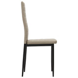 NNEVL Dining Chairs 6 pcs Cappuccino Faux Leather