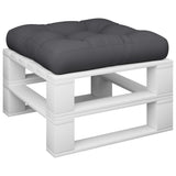 NNEVL Pallet Cushion Black 60x60x12 cm Fabric