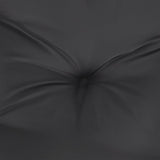 NNEVL Pallet Cushion Black 60x60x12 cm Fabric