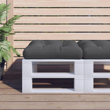 NNEVL Pallet Cushion Black 60x60x12 cm Fabric