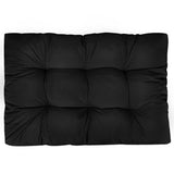 NNEVL Garden Seat Cushion Black 120x80x10 cm Fabric