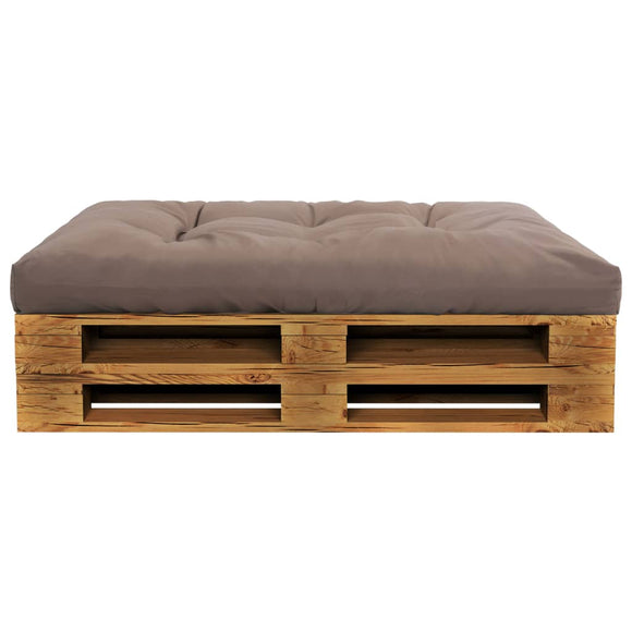 NNEVL Garden Seat Cushion Taupe 120x80x10 cm Fabric