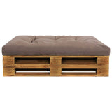 NNEVL Garden Seat Cushion Taupe 120x80x10 cm Fabric