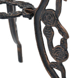 NNEVL 3 Piece Bistro Set Cast Aluminium