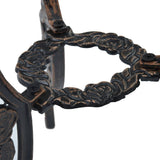 NNEVL 3 Piece Bistro Set Cast Aluminium