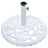 NNEVL Umbrella Base White 12 kg 48 cm Cast Iron