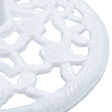 NNEVL Umbrella Base White 12 kg 48 cm Cast Iron