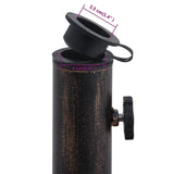 NNEVL Umbrella Base Bronze 12 kg 48 cm Cast Iron