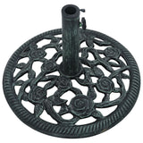 NNEVL Umbrella Base Green 9 kg 40 cm Cast Iron