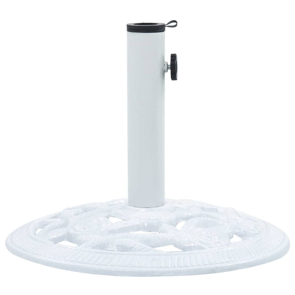 NNEVL Umbrella Base White 9 kg 40 cm Cast Iron
