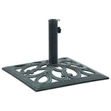 NNEVL Umbrella Base Green 12 kg 49 cm Cast Iron
