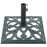 NNEVL Umbrella Base Green 12 kg 49 cm Cast Iron