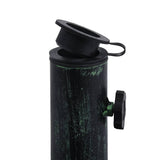 NNEVL Umbrella Base Green 12 kg 49 cm Cast Iron