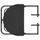 NNEVL Hanging Balcony Table Brown 60x64x83.5 cm Plastic Rattan Look