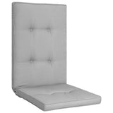 NNEVL Garden Chair Cushions 4 pcs Grey 120x50x5 cm