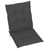 NNEVL Garden Chair Cushions 4 pcs Anthracite 100x50x3 cm
