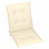 NNEVL Garden Chair Cushions 2 pcs Cream 100x50x3 cm