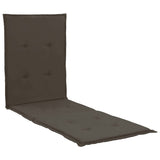 NNEVL Lounge Chair Cushion Anthracite 180x55x3 cm