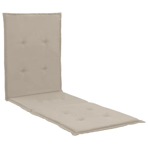 NNEVL Lounge Chair Cushion Cream 180x55x3 cm