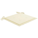 NNEVL Garden Chair Cushions 4 pcs Cream 40x40x3 cm