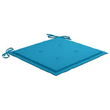 NNEVL Garden Chair Cushions 4 pcs Blue 40x40x3 cm