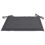 NNEVL Garden Chair Cushions 2 pcs Anthracite 50x50x3 cm