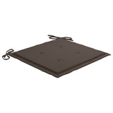NNEVL Garden Chair Cushions 2 pcs Taupe 50x50x3 cm